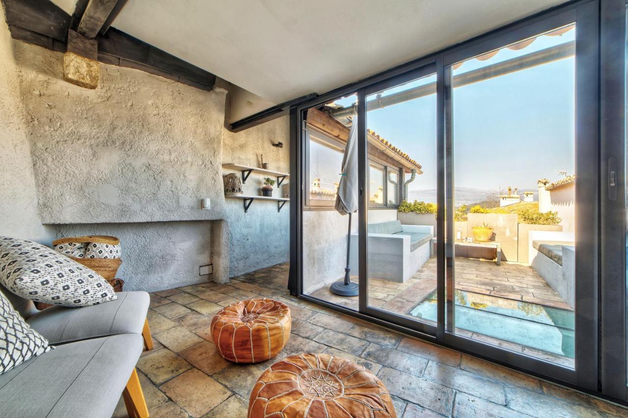 Townhouse Mougins In The Old Village, Fantastic View, Sea And Mountains Ngoại thất bức ảnh